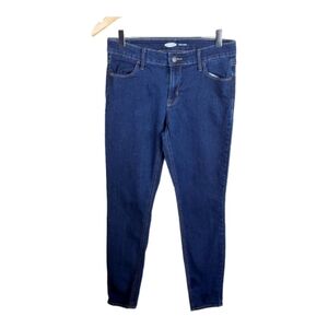 Old Navy Super Skinny Dark blue Wash Jean's Sz 6